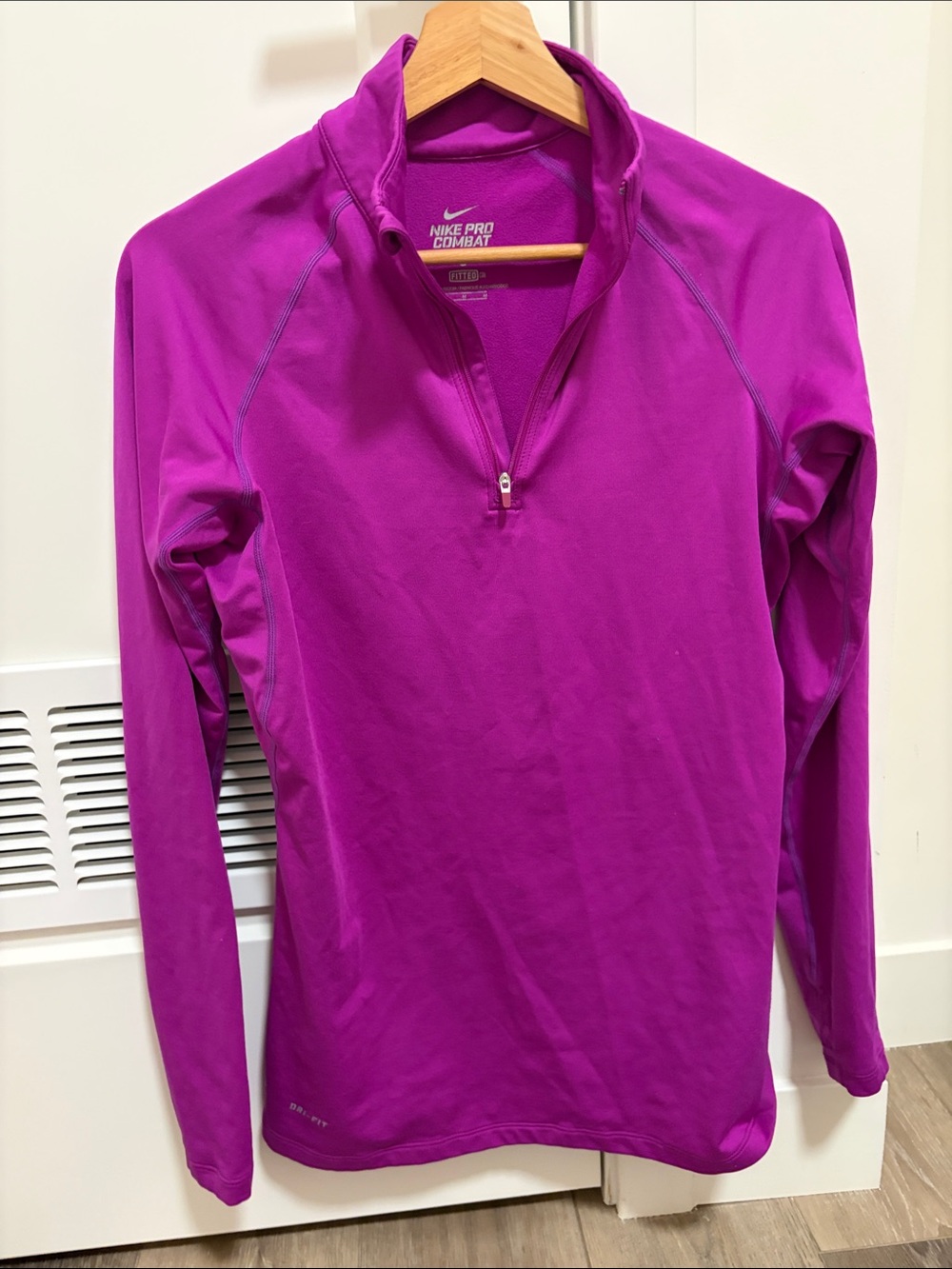 Nike Bright Magenta Long-Sleeve Half-Zip Pullover
